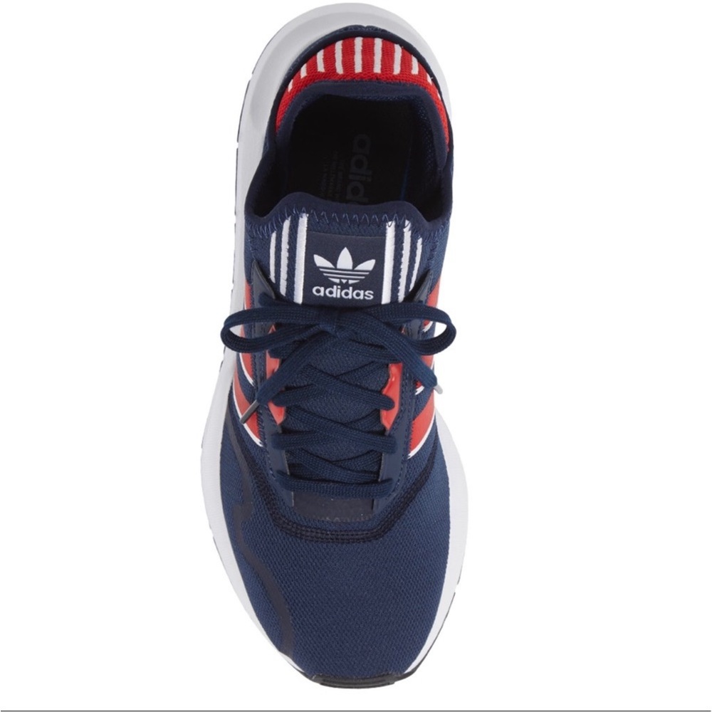 Adidas Swift Run X Men’s 11.5 Running Shoes Navy Red White Athletic Sneakers - Picture 5 of 14